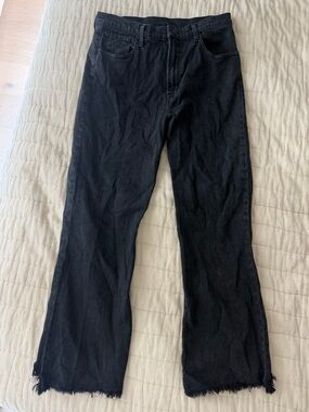 J Brand Black Flare Fringe Women’s Jeans